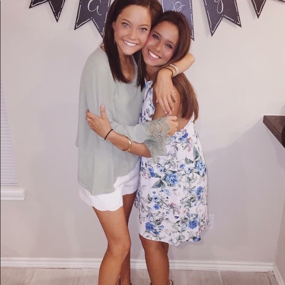 White printed spring dress - Picture 3 of 4